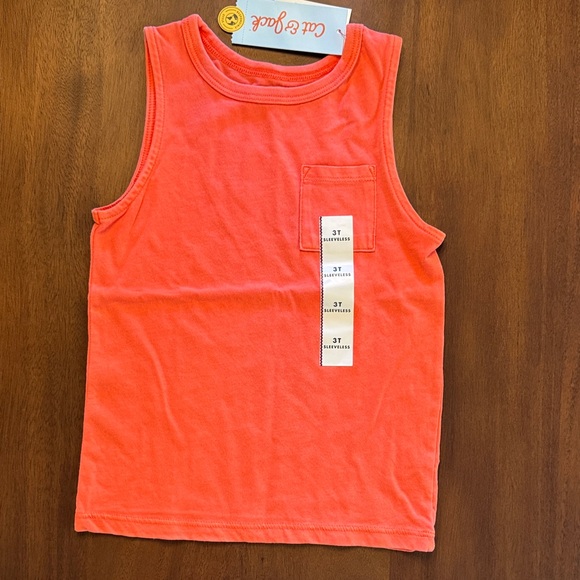 Mixed Kids Tees - Coral, Mint, Tan, Aqua Stripe & Light Blue - Picture 10 of 11